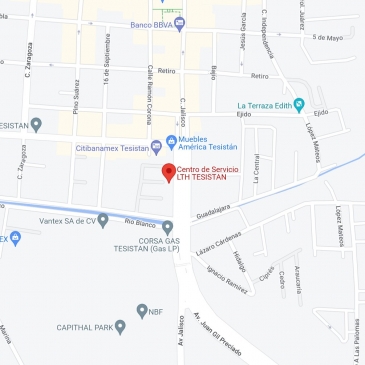 Centro de servicio LTH sucursal Tesistan