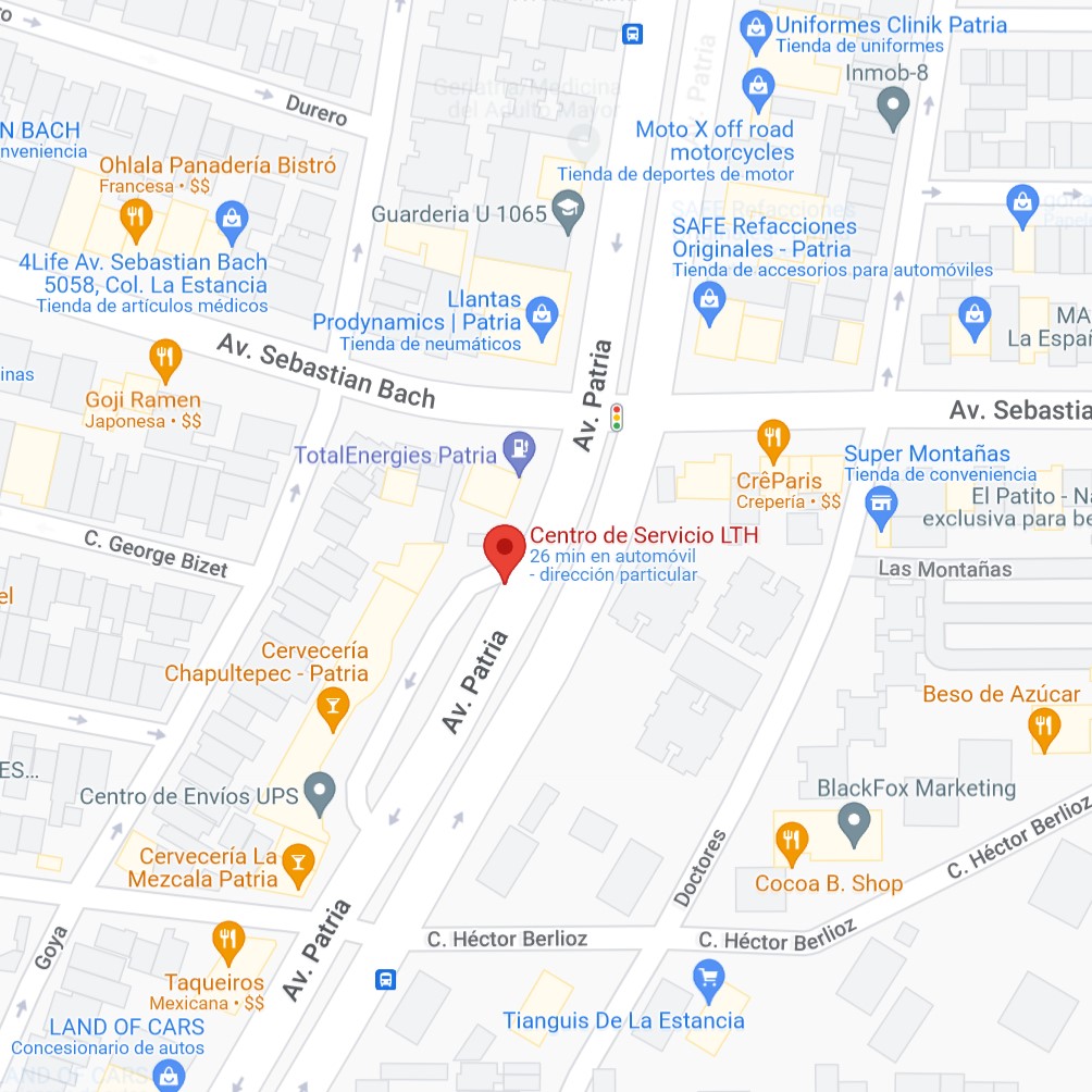 Centro de servicio LTH sucursal Patria