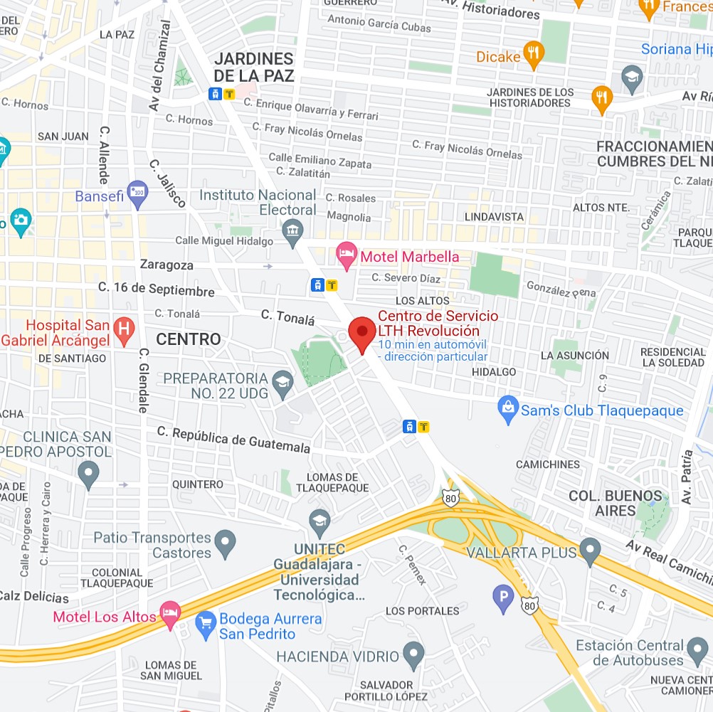 Centro de servicio LTH sucursal Revolución