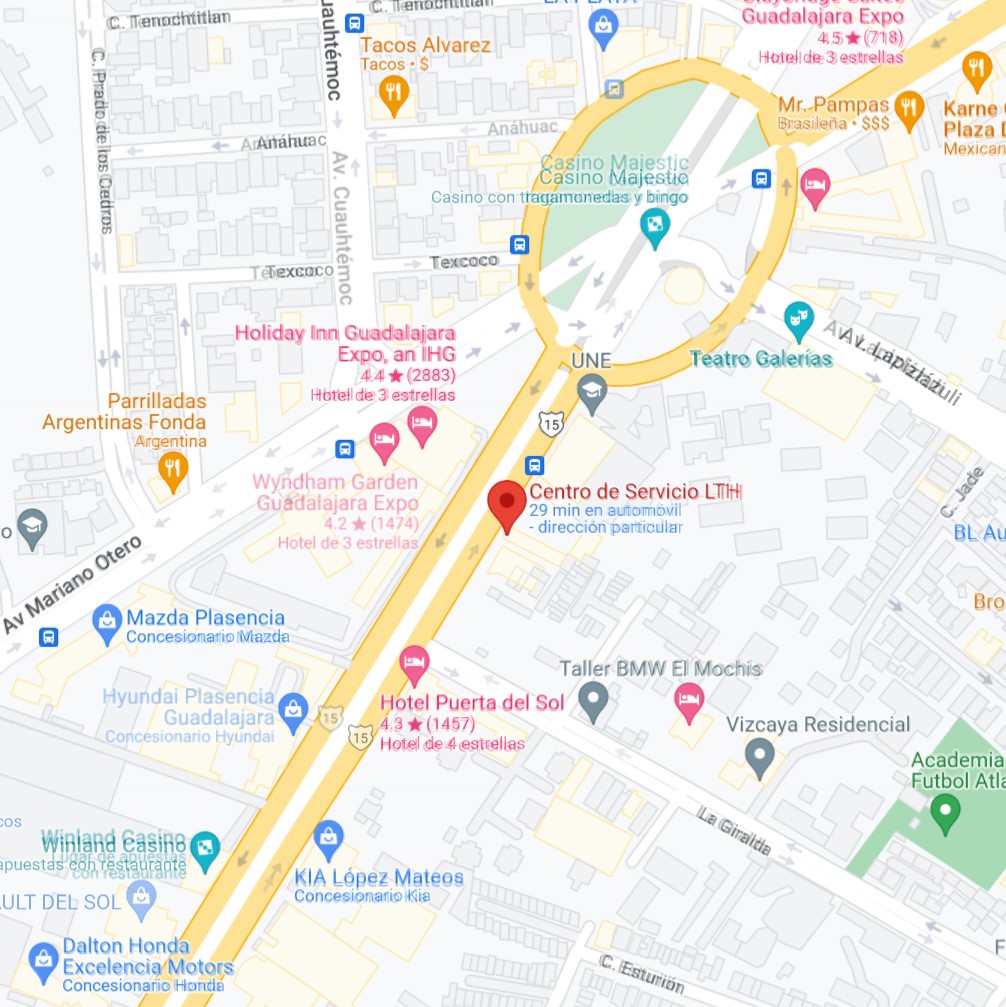 Centro de servicio LTH sucursal Plaza del Sol